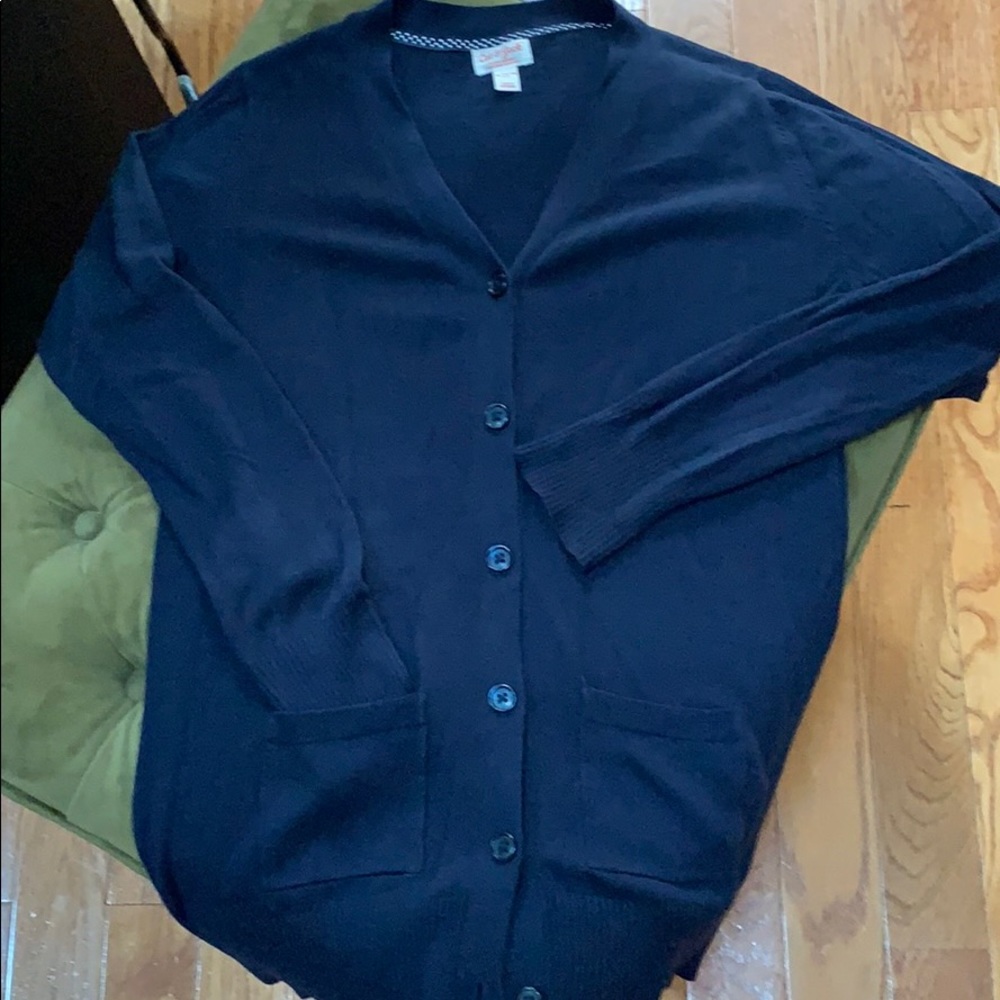 Cat & Jack Navy Uniform Cardigan